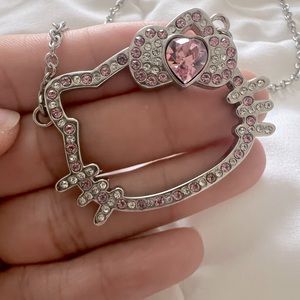 Bejeweled Hello Kitty necklace with original box
